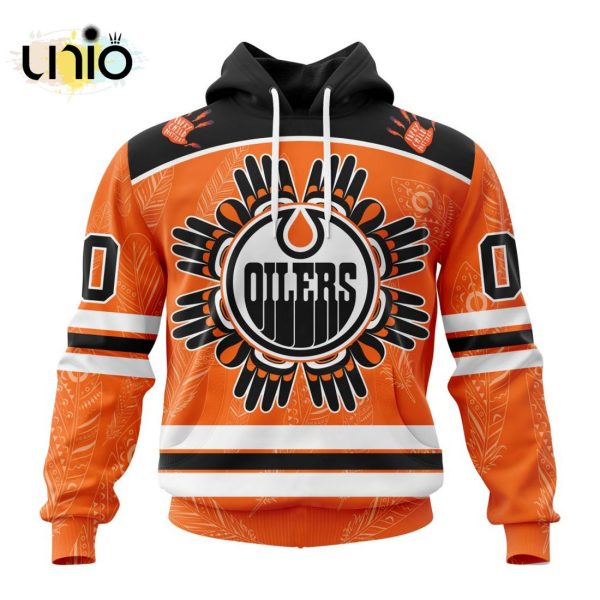 NHL Edmonton Oilers Special National Day For Truth And Reconciliation Design Hoodie 3D