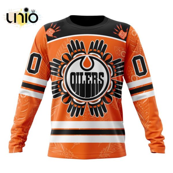 NHL Edmonton Oilers Special National Day For Truth And Reconciliation Design Hoodie 3D