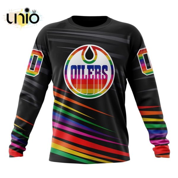 NHL Edmonton Oilers Special Pride Design Hockey Is For Everyone Hoodie 3D