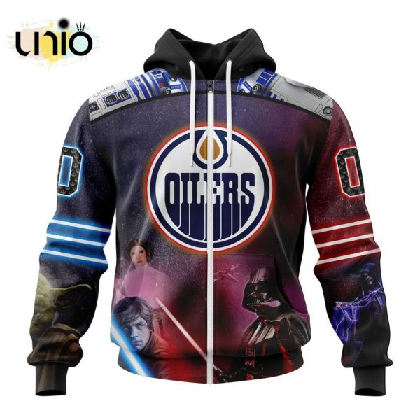 NHL Edmonton Oilers Special Star Wars Design Hoodie 3D