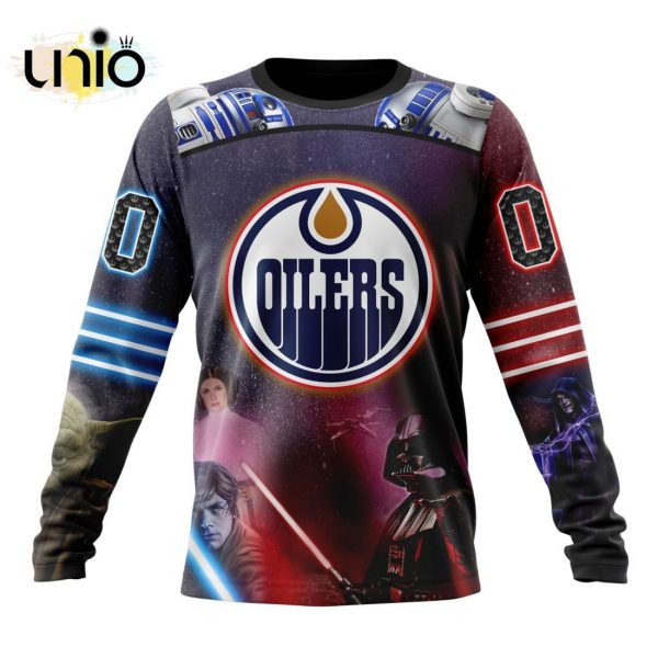 NHL Edmonton Oilers Special Star Wars Design Hoodie 3D