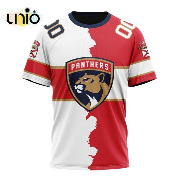 NHL Florida Panthers Personalize 2024 Home Mix Away Kits Hoodie 3D