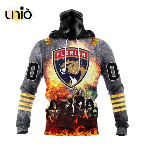 NHL Florida Panthers Special Mix KISS Band Design Hoodie 3D