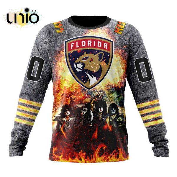 NHL Florida Panthers Special Mix KISS Band Design Hoodie 3D