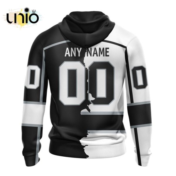 NHL Los Angeles Kings Personalize 2024 Home Mix Away Kits Hoodie 3D