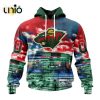 NHL Minnesota Wild Special Mix KISS Band Design Hoodie 3D