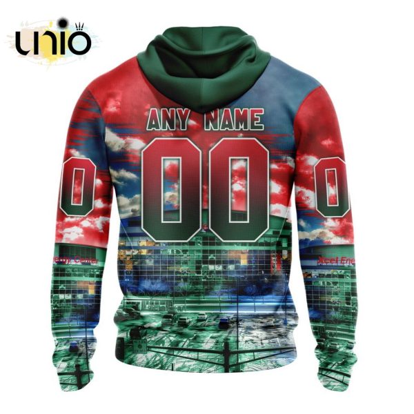 NHL Minnesota Wild Special Design With Xcel Energy Center Hoodie 3D