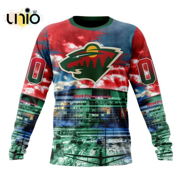 NHL Minnesota Wild Special Design With Xcel Energy Center Hoodie 3D