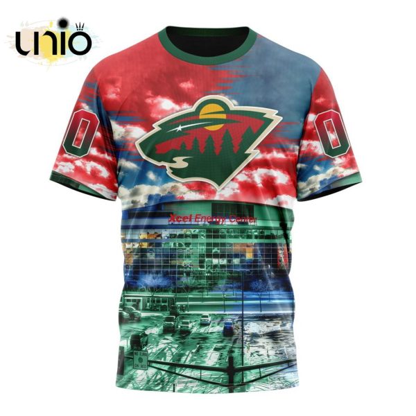 NHL Minnesota Wild Special Design With Xcel Energy Center Hoodie 3D