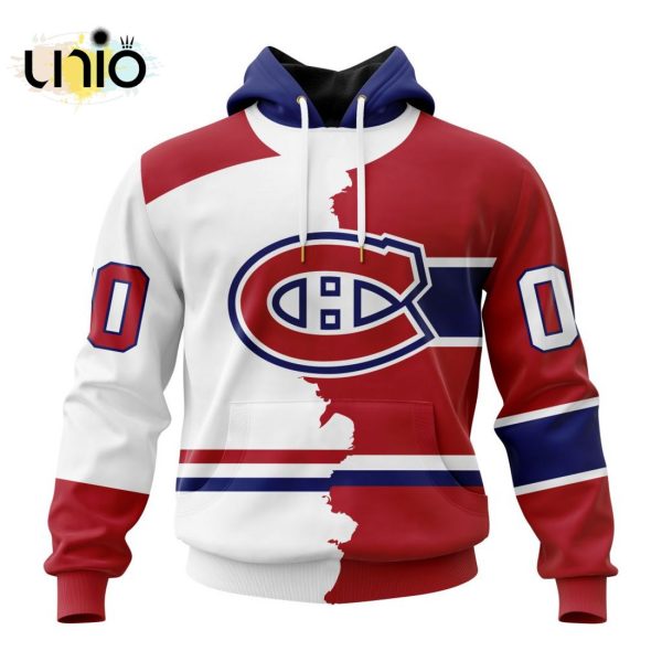 NHL Montreal Canadiens Personalize 2024 Home Mix Away Kits Hoodie 3D