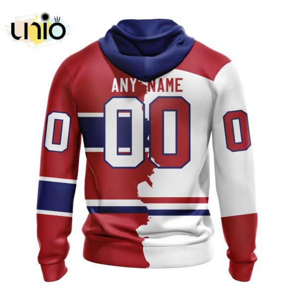 NHL Montreal Canadiens Personalize 2024 Home Mix Away Kits Hoodie 3D