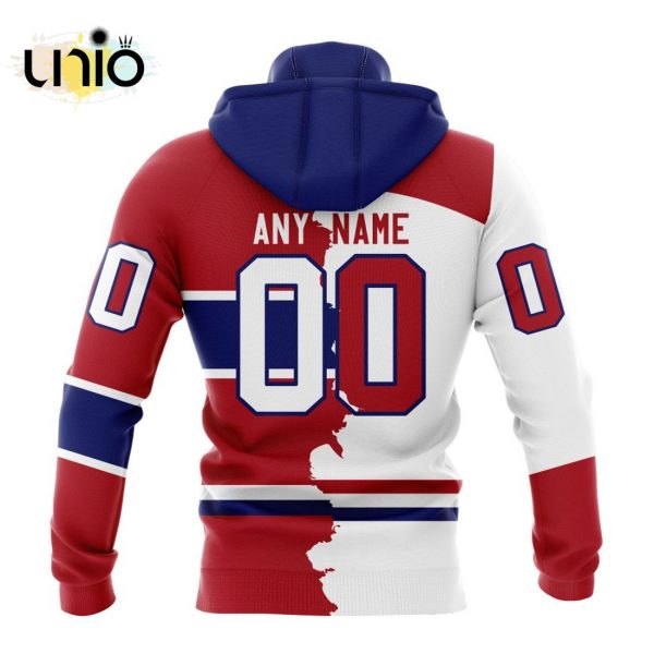 NHL Montreal Canadiens Personalize 2024 Home Mix Away Kits Hoodie 3D