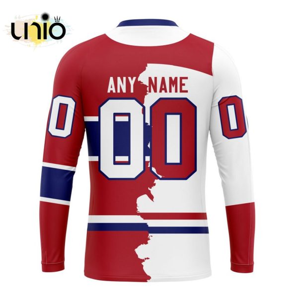 NHL Montreal Canadiens Personalize 2024 Home Mix Away Kits Hoodie 3D