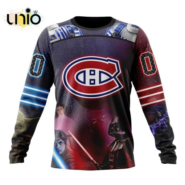 NHL Montreal Canadiens Special Star Wars Design Hoodie 3D