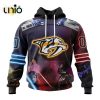 NHL Nashville Predators Special Star Wars The Mandalorian Design Hoodie 3D