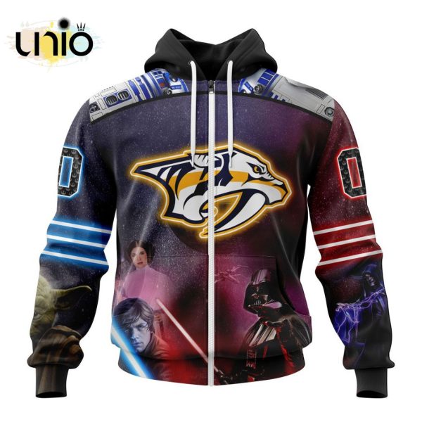 NHL Nashville Predators Special Star Wars Design Hoodie 3D