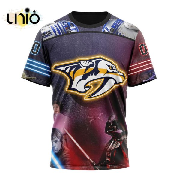 NHL Nashville Predators Special Star Wars Design Hoodie 3D