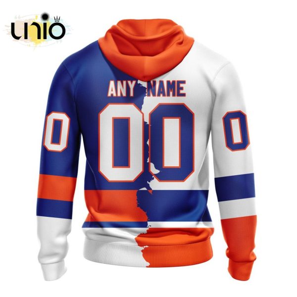 NHL New York Islanders Personalize 2024 Home Mix Away Kits Hoodie 3D