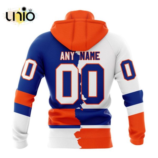 NHL New York Islanders Personalize 2024 Home Mix Away Kits Hoodie 3D