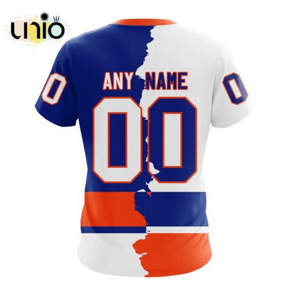 NHL New York Islanders Personalize 2024 Home Mix Away Kits Hoodie 3D