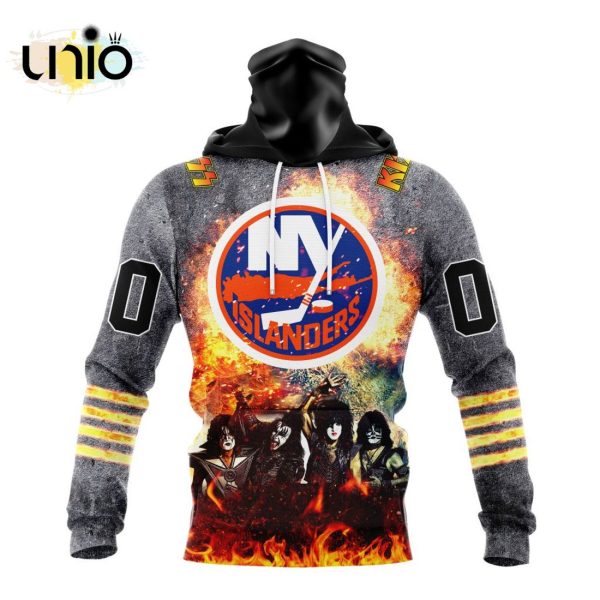 NHL New York Islanders Special Mix KISS Band Design Hoodie 3D