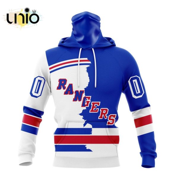 NHL New York Rangers Personalize 2024 Home Mix Away Kits Hoodie 3D