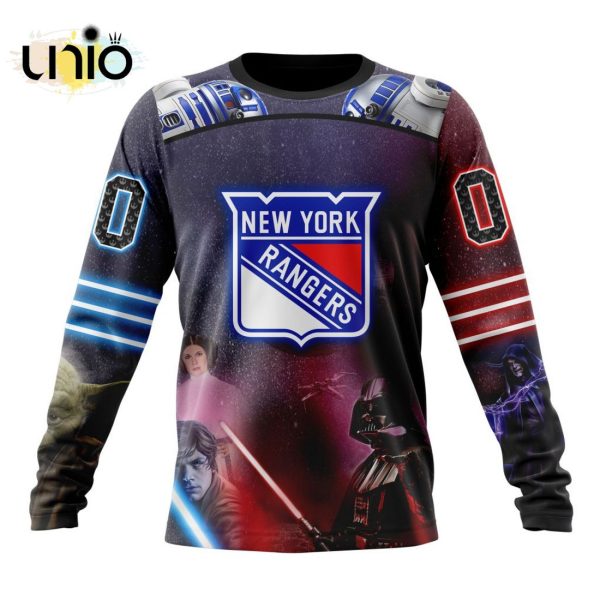 NHL New York Rangers Special Star Wars Design Hoodie 3D