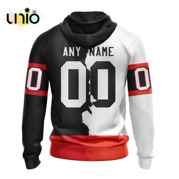 NHL Ottawa Senators Personalize 2024 Home Mix Away Kits Hoodie 3D