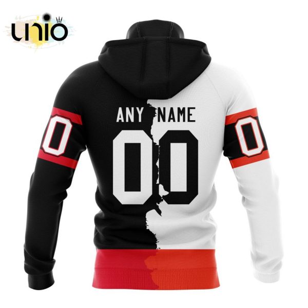 NHL Ottawa Senators Personalize 2024 Home Mix Away Kits Hoodie 3D