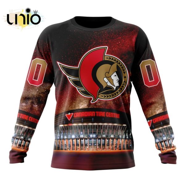 NHL Ottawa Senators Special Design With Canadian Tire Centre Hoodie 3D