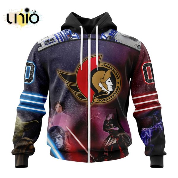 NHL Ottawa Senators Special Star Wars Design Hoodie 3D