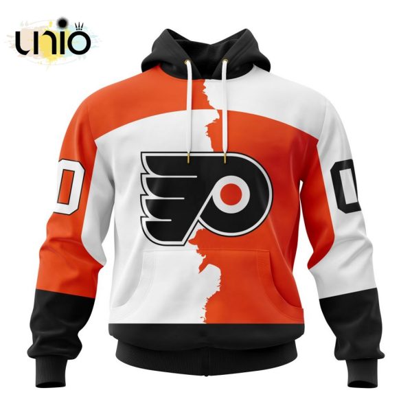 NHL Philadelphia Flyers Personalize 2024 Home Mix Away Kits Hoodie 3D