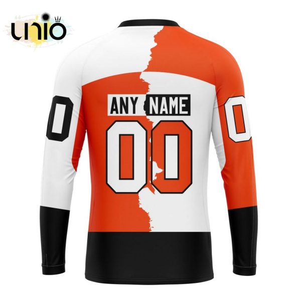 NHL Philadelphia Flyers Personalize 2024 Home Mix Away Kits Hoodie 3D