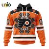 NHL Philadelphia Flyers Special Mix KISS Band Design Hoodie 3D