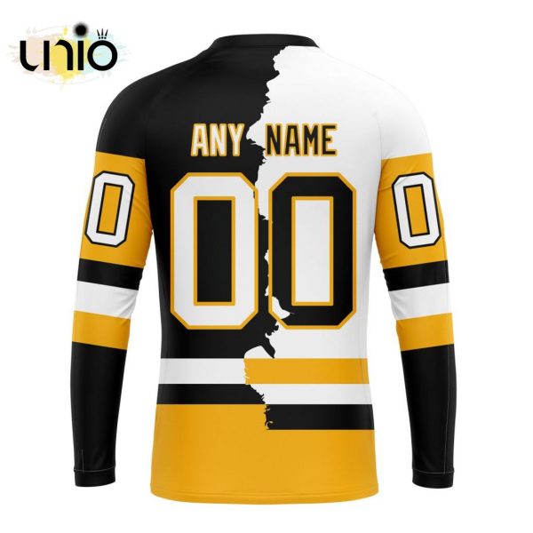 NHL Pittsburgh Penguins Personalize 2024 Home Mix Away Kits Hoodie 3D