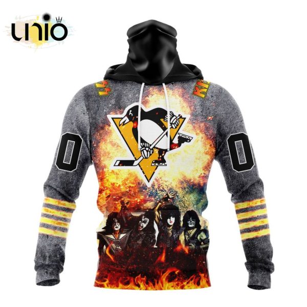 NHL Pittsburgh Penguins Special Mix KISS Band Design Hoodie 3D