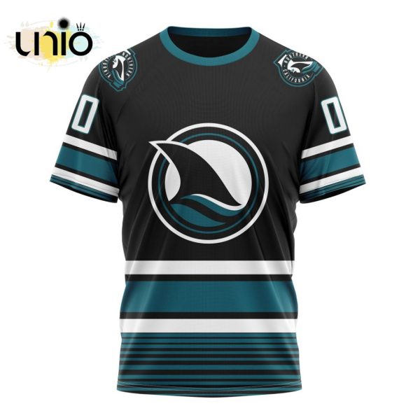 NHL San Jose Sharks Personalized 2024 New Third Kits Hoodie 3D