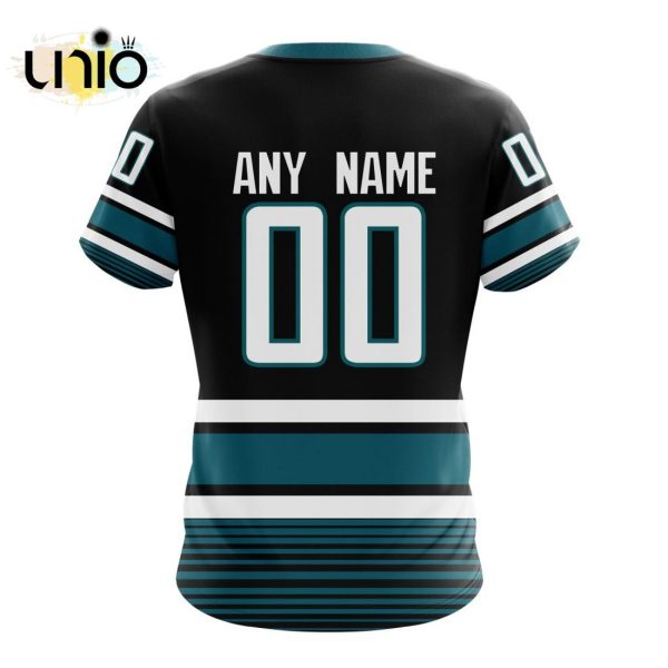 NHL San Jose Sharks Personalized 2024 New Third Kits Hoodie 3D