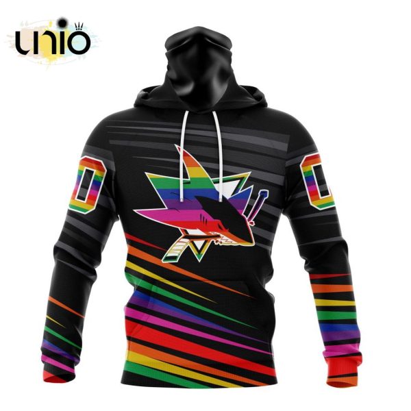 NHL San Jose Sharks Special Pride Design Hockey Is For Everyone Hoodie 3D