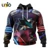 NHL San Jose Sharks Special Star Wars The Mandalorian Design Hoodie 3D