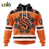 NHL Seattle Kraken Special Mix KISS Band Design Hoodie 3D