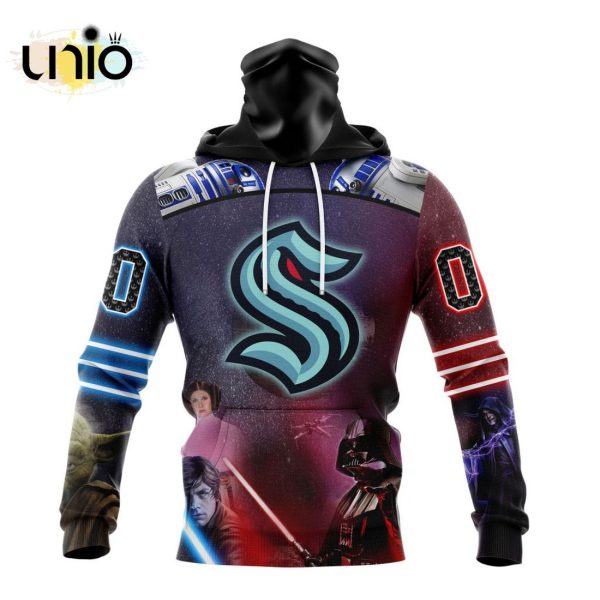 NHL Seattle Kraken Special Star Wars Design Hoodie 3D