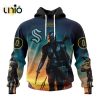 NHL Seattle Kraken Special Star Wars Design Hoodie 3D