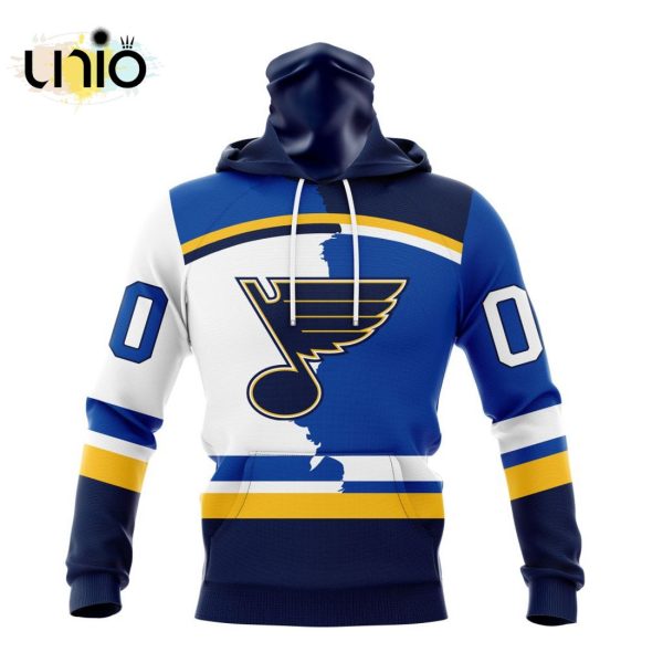 NHL St. Louis Blues Personalize 2024 Home Mix Away Kits Hoodie 3D