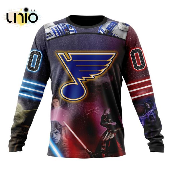 NHL St. Louis Blues Special Star Wars Design Hoodie 3D