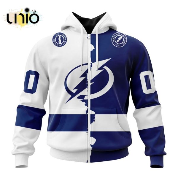 NHL Tampa Bay Lightning Personalize 2024 Home Mix Away Kits Hoodie 3D