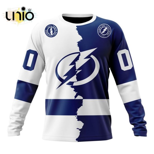 NHL Tampa Bay Lightning Personalize 2024 Home Mix Away Kits Hoodie 3D