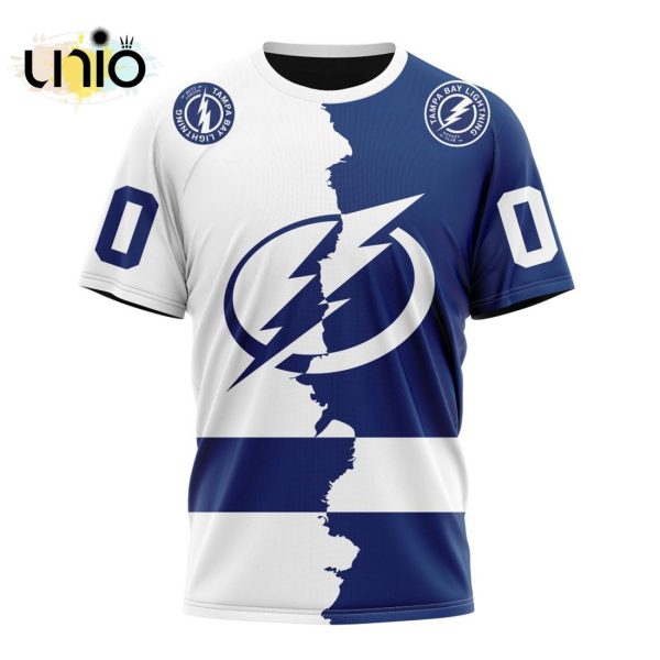 NHL Tampa Bay Lightning Personalize 2024 Home Mix Away Kits Hoodie 3D