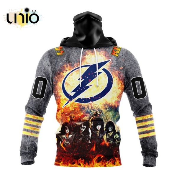 NHL Tampa Bay Lightning Special Mix KISS Band Design Hoodie 3D