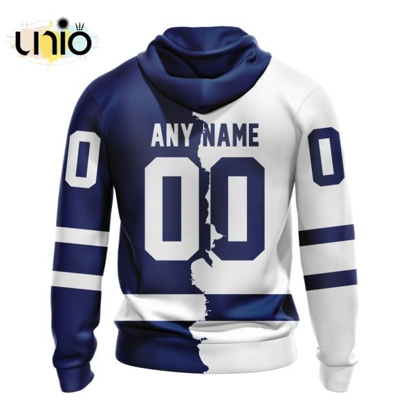 NHL Toronto Maple Leafs Personalize 2024 Home Mix Away Kits Hoodie 3D